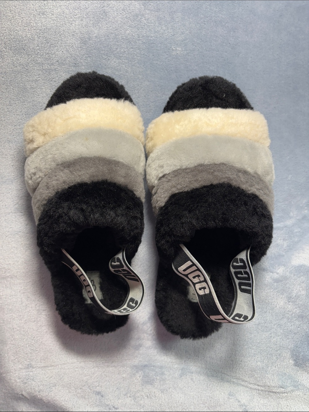 UGG Fluff Yeah Slide Slippers in Black, Gray, Cream